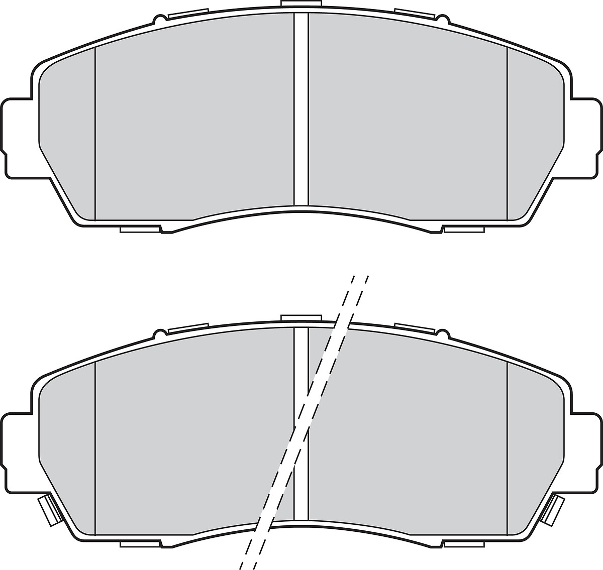 Jeu de 4 plaquettes de frein VALEO ref. 302818